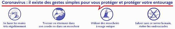 Gestes simples pour se protéger et protéger son entourage